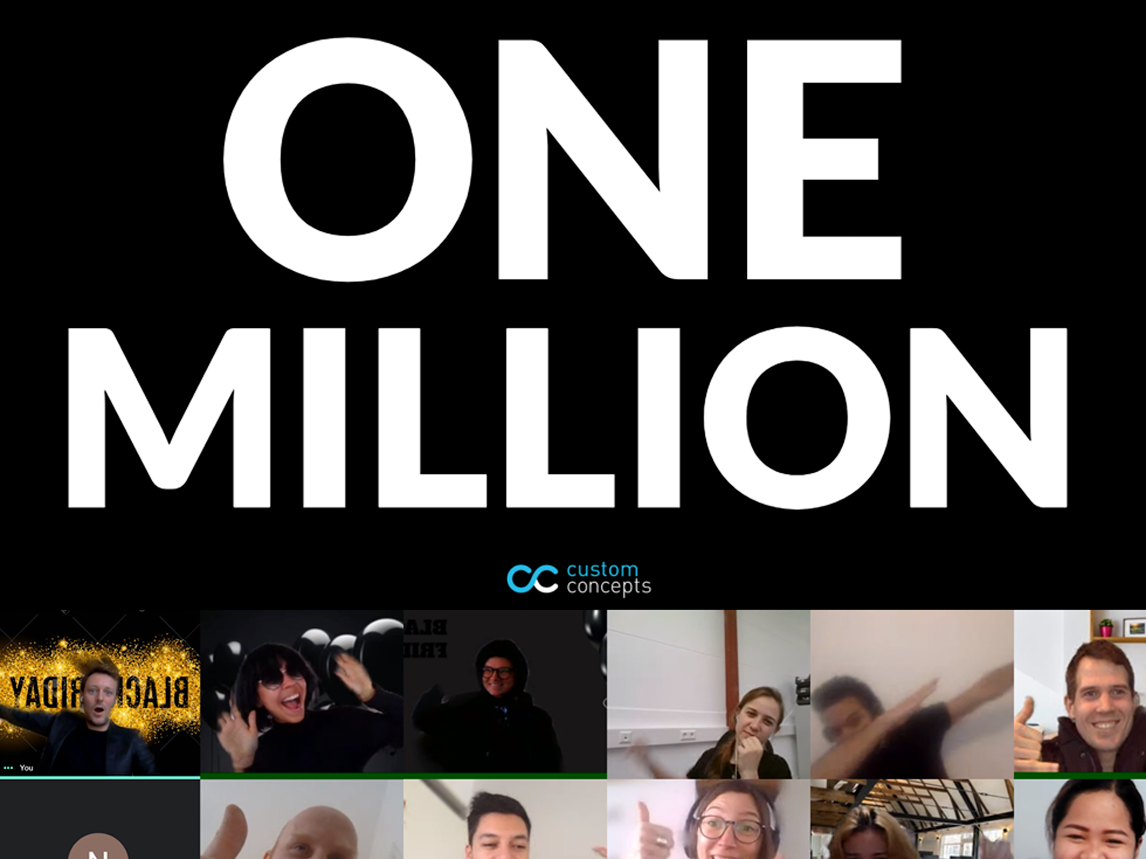 Świętowanie 1 miliona klientów