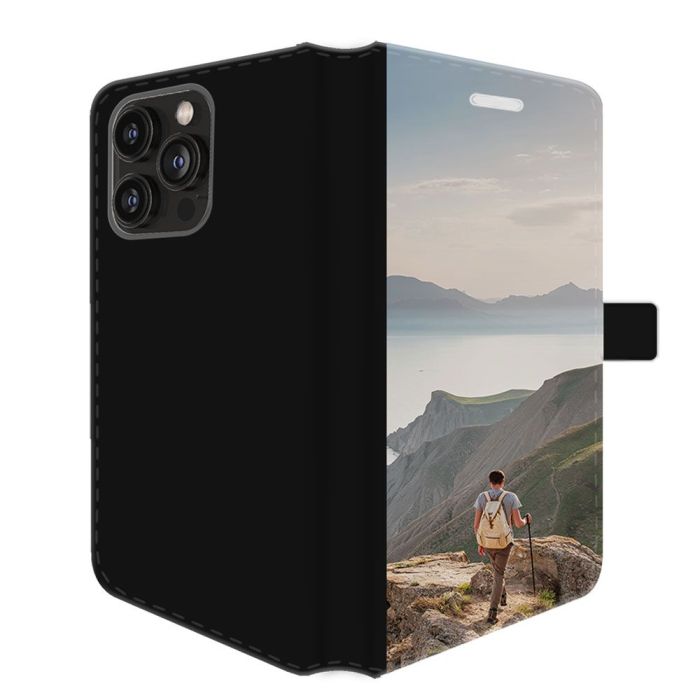 iPhone 14 Pro Max - Custom Wallet Case (Front Printed)