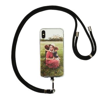 Smycz do telefonu - Czarny