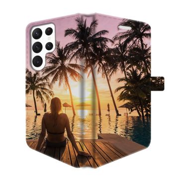Samsung Galaxy S23 Ultra - Personalised Wallet Case (Full Printed)