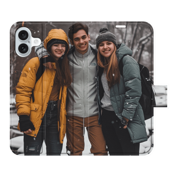 iPhone 16 Plus - Etui Portfelowe (Pełny Nadruk) Personalizowane