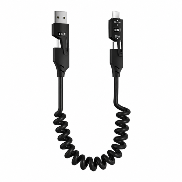 FlexCable 4-in-1 Charging Cable - Black
