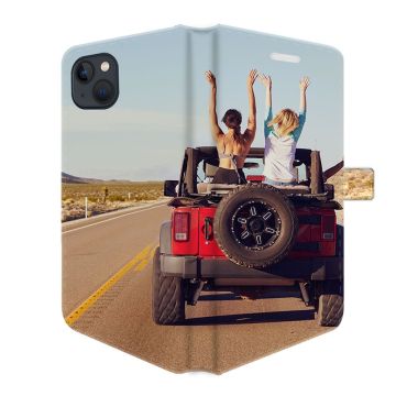 iPhone 14 Plus - Personalised Wallet Case (Full Printed)