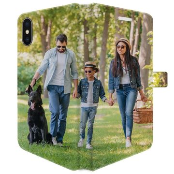 Apple iPhone XS Max - Etui Portfelowe (Pełny Nadruk) Personalizowane