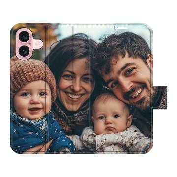 iPhone 16 - Etui Portfelowe (Pełny Nadruk) Personalizowane
