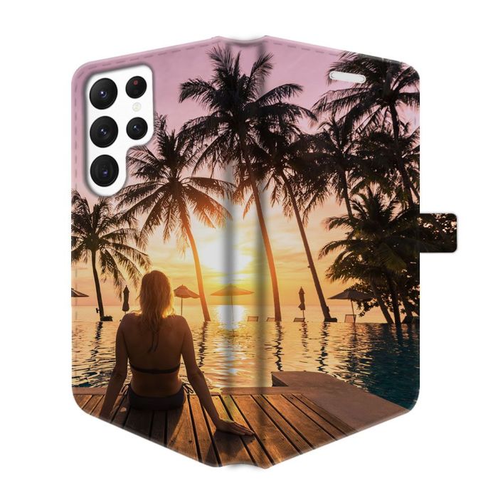 Samsung Galaxy S23 Ultra - Personalised Wallet Case (Full Printed)